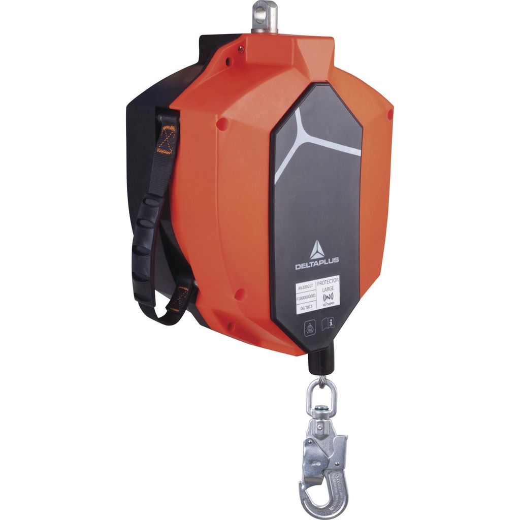 PROTECTOR 20 M GALVANISED CABLE Ø 5 MM + 1 AM016 SWIVEL CONNECTOR AND FALL INDICATOR